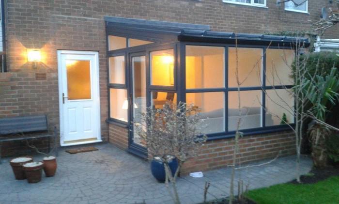 Even a little ‘lean -to’ conservatory can have a big impact on living