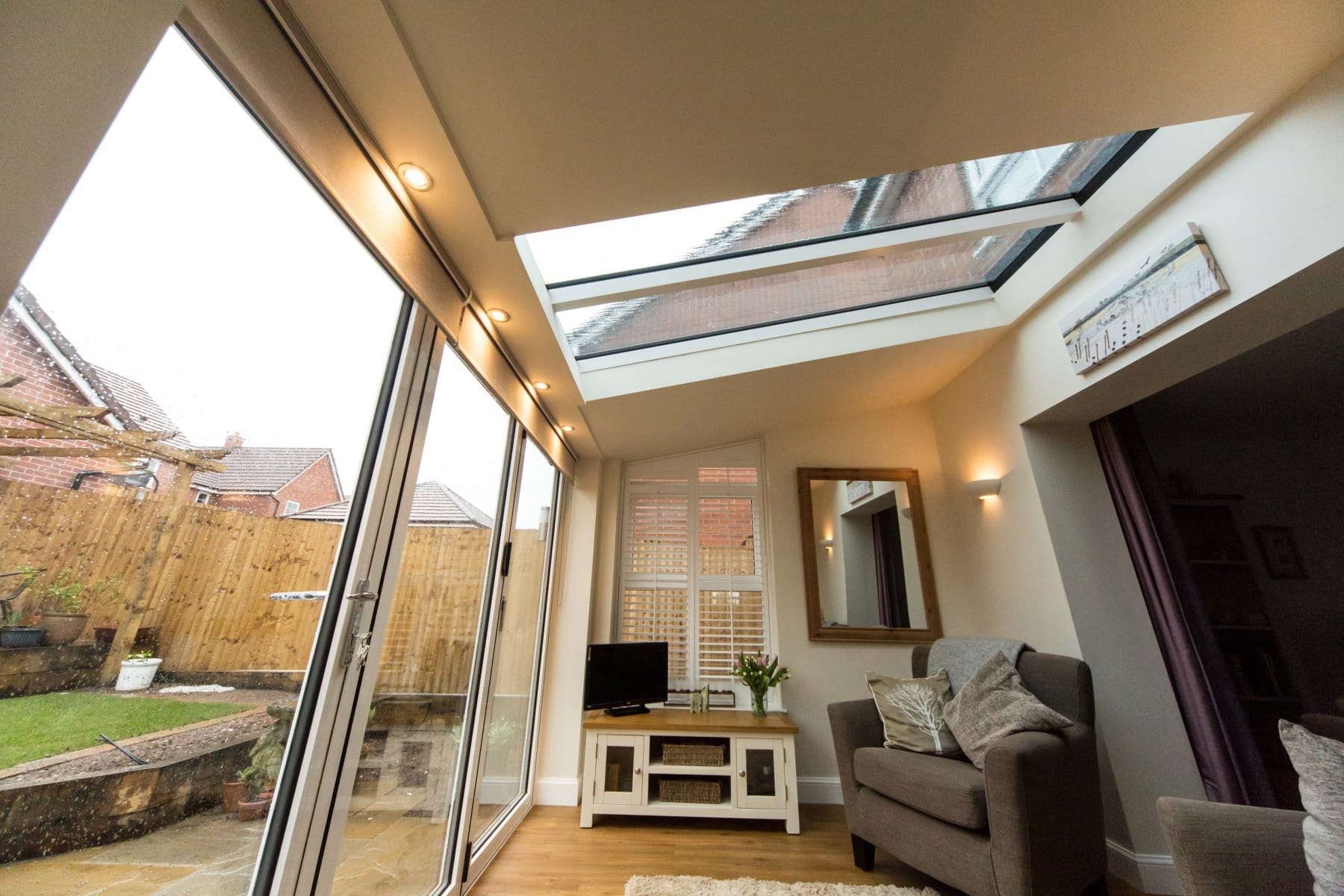 Adding a new family space with a small conservatory