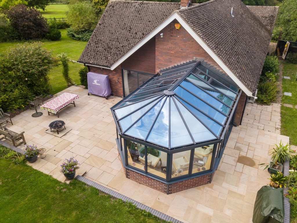 black victorian conservatory yorkshire
